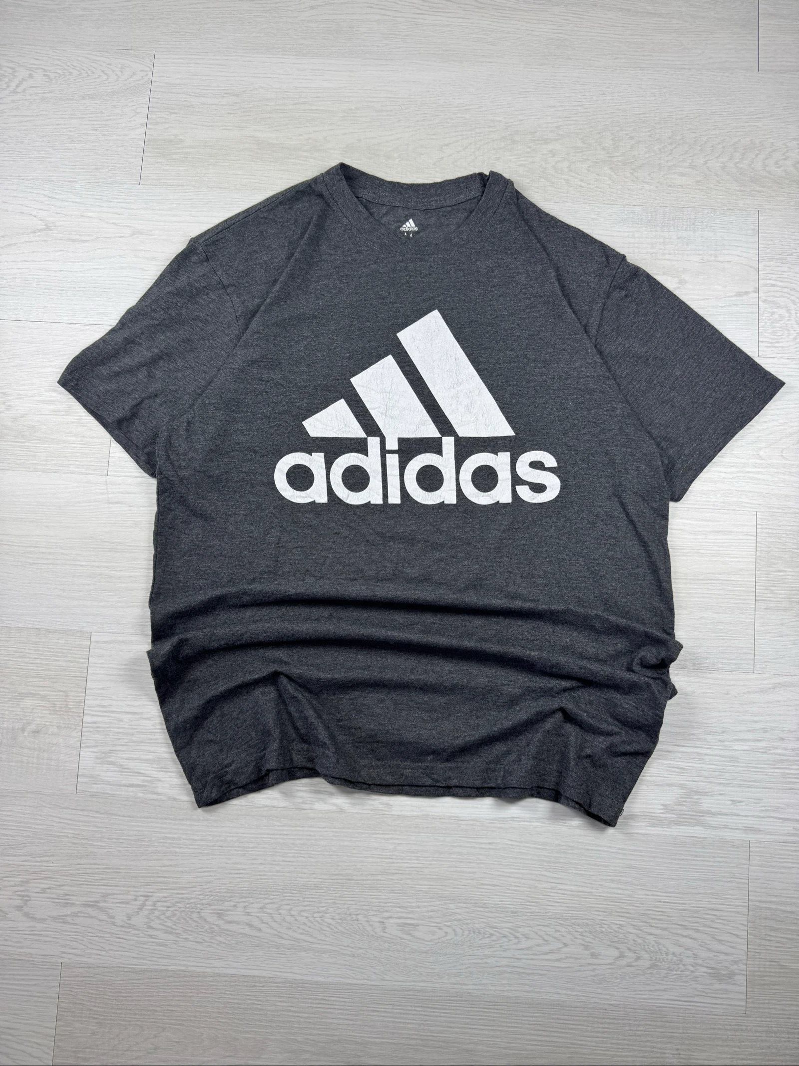 Adidas Golf Big Logo T-Shirt Grey Size M Sports Casual – photo 4